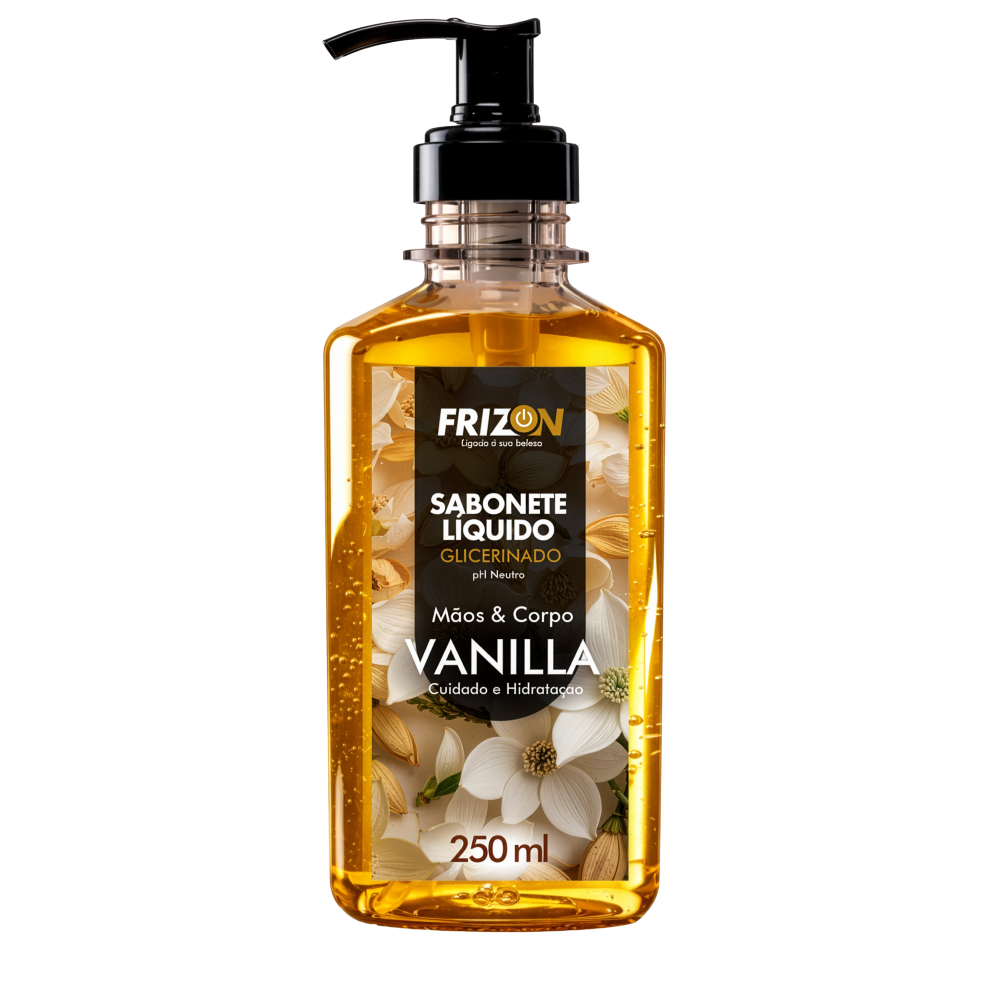 Sabonete Líquido Frizon Glicerinado Vanilla 250ml