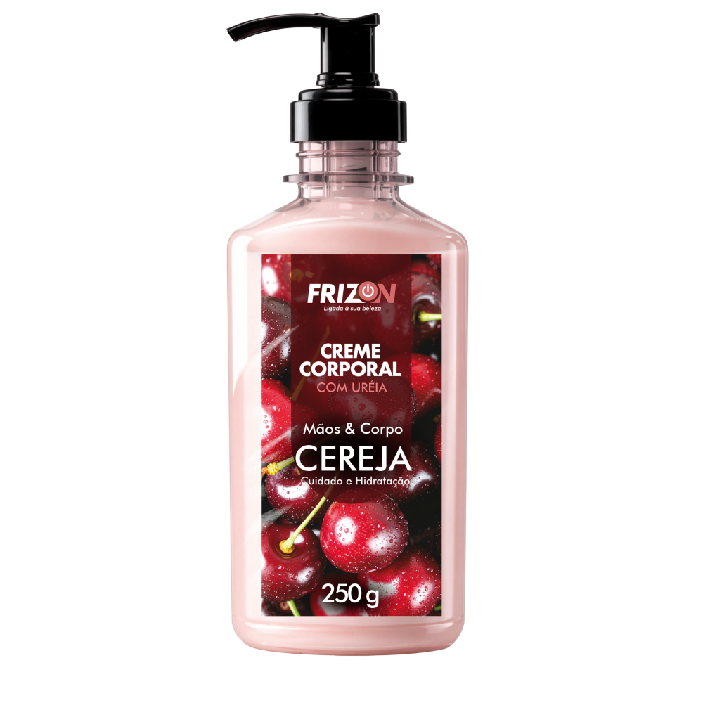 Creme Corporal Frizon Com Uréia Cereja 250g