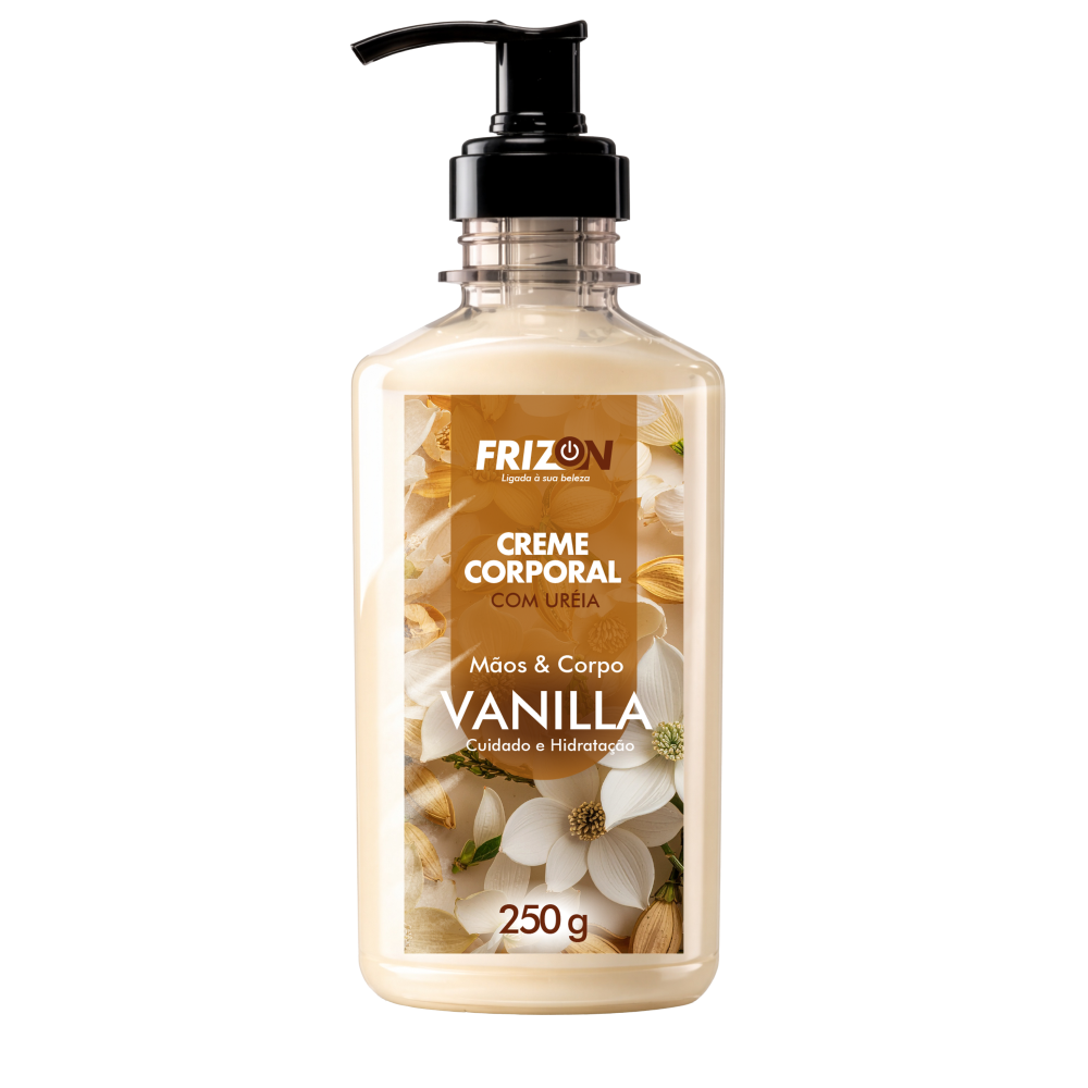 Creme Corporal Frizon Com Uréia Vanilla 250g