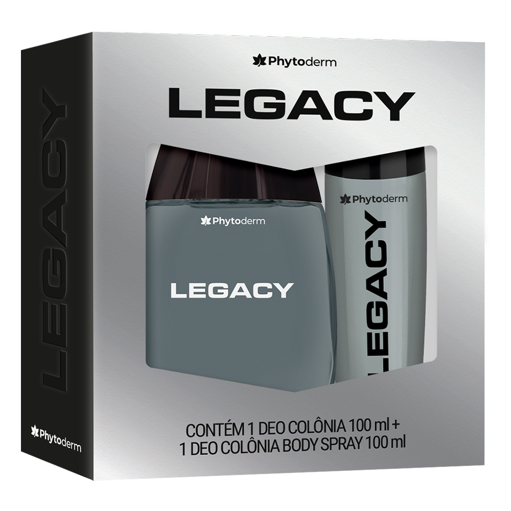 Kit Deo Côlonia 100ml + Body Spray 120ml Phytoderm Legacy