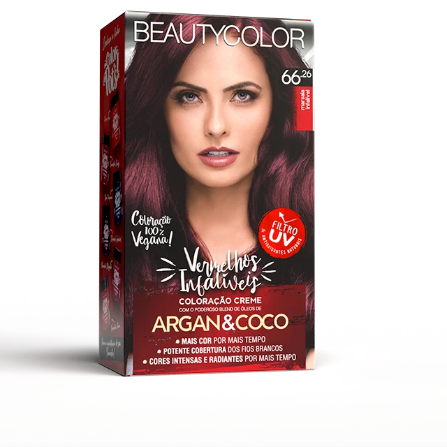 Coloração Beauty Color 66.26 Marsala Infalível