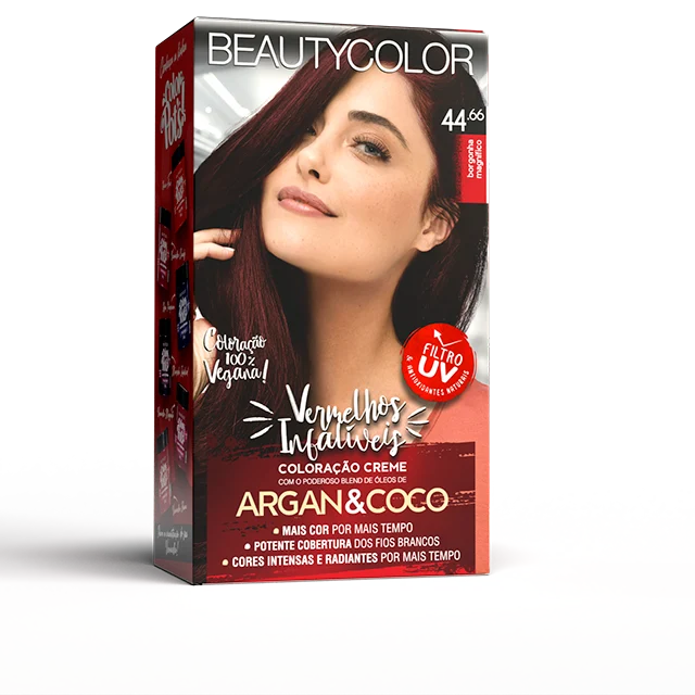 Coloração Beauty Color 44.66 Borgonha Magnifico