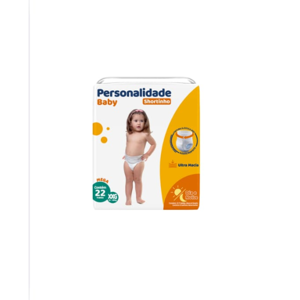 Fralda Personalidade Mega Shortinho XXG Com 22 UN