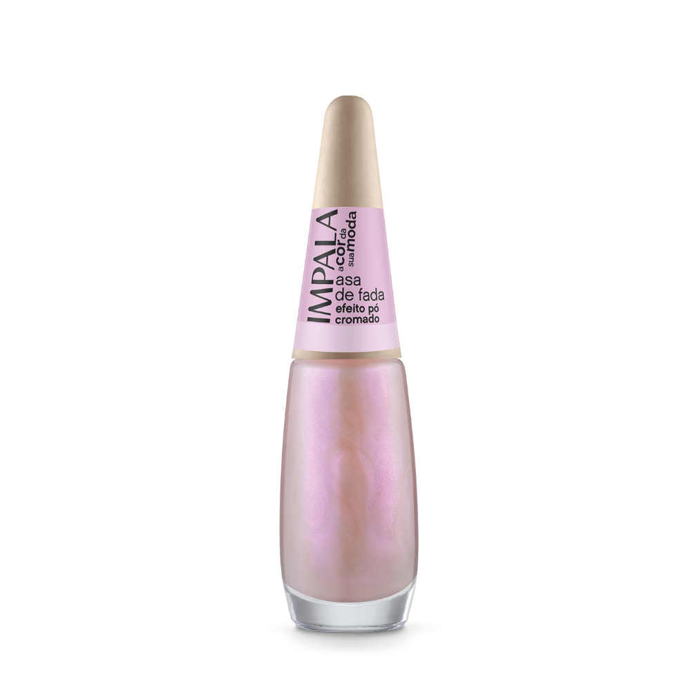 Esmalte Impala A Cor da Sua Moda Efeito Pó Cromado Asa de Fada Ref. 1083