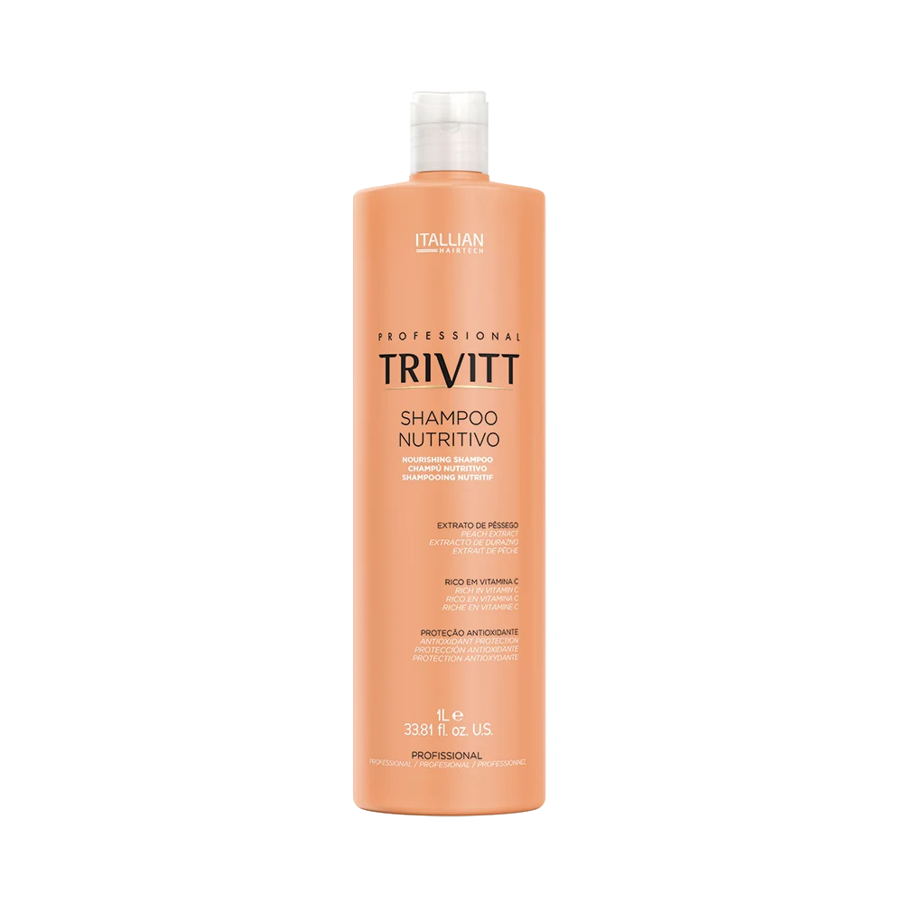 Shampoo Itallian Hairtech Trivitt Pós-Química 1L