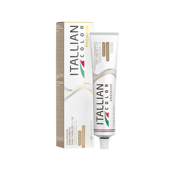 Coloração Itallian Color Premium 7.1 Loiro Cinza