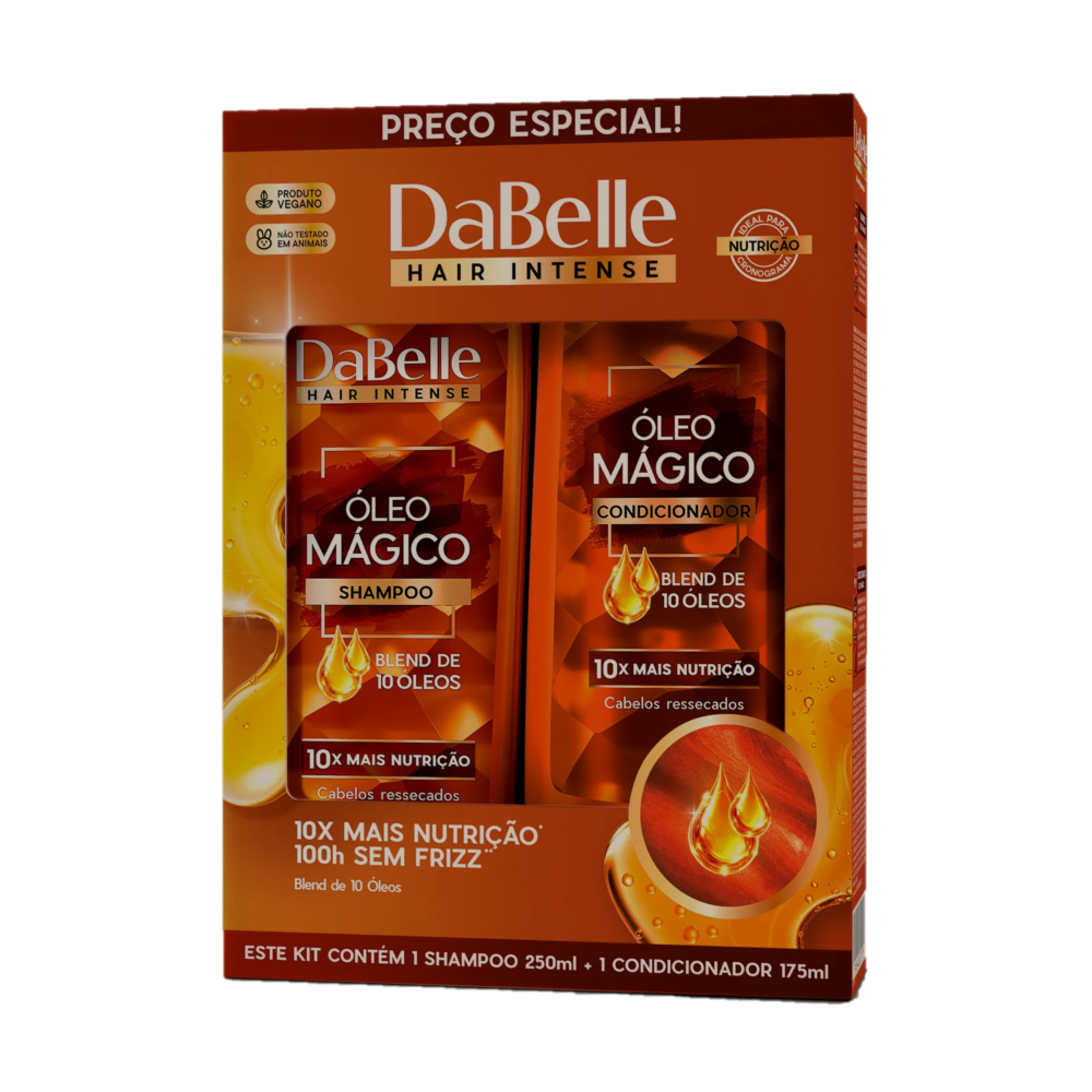 Kit Dabelle Óleo Mágico Shampoo 250ml + Condiconador 175ml