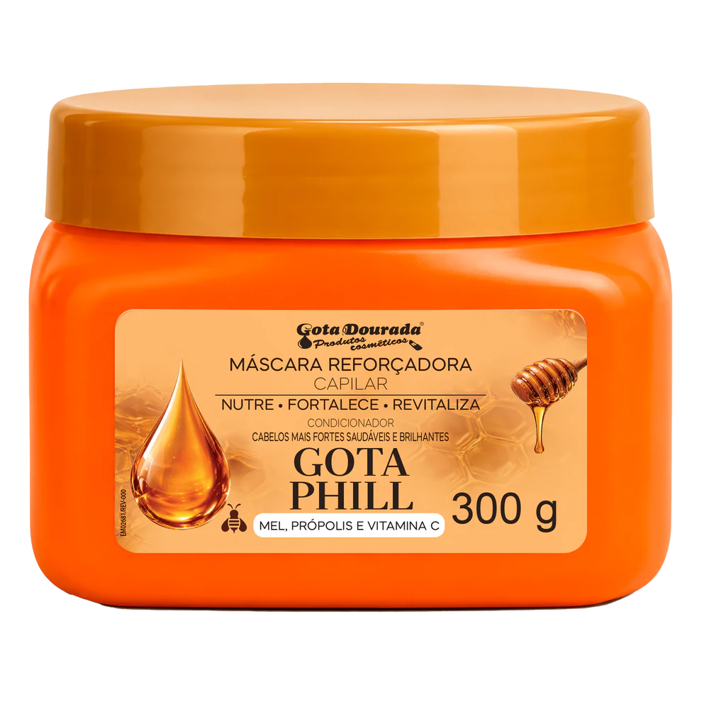 Máscara Gota Dourada Phill 300g