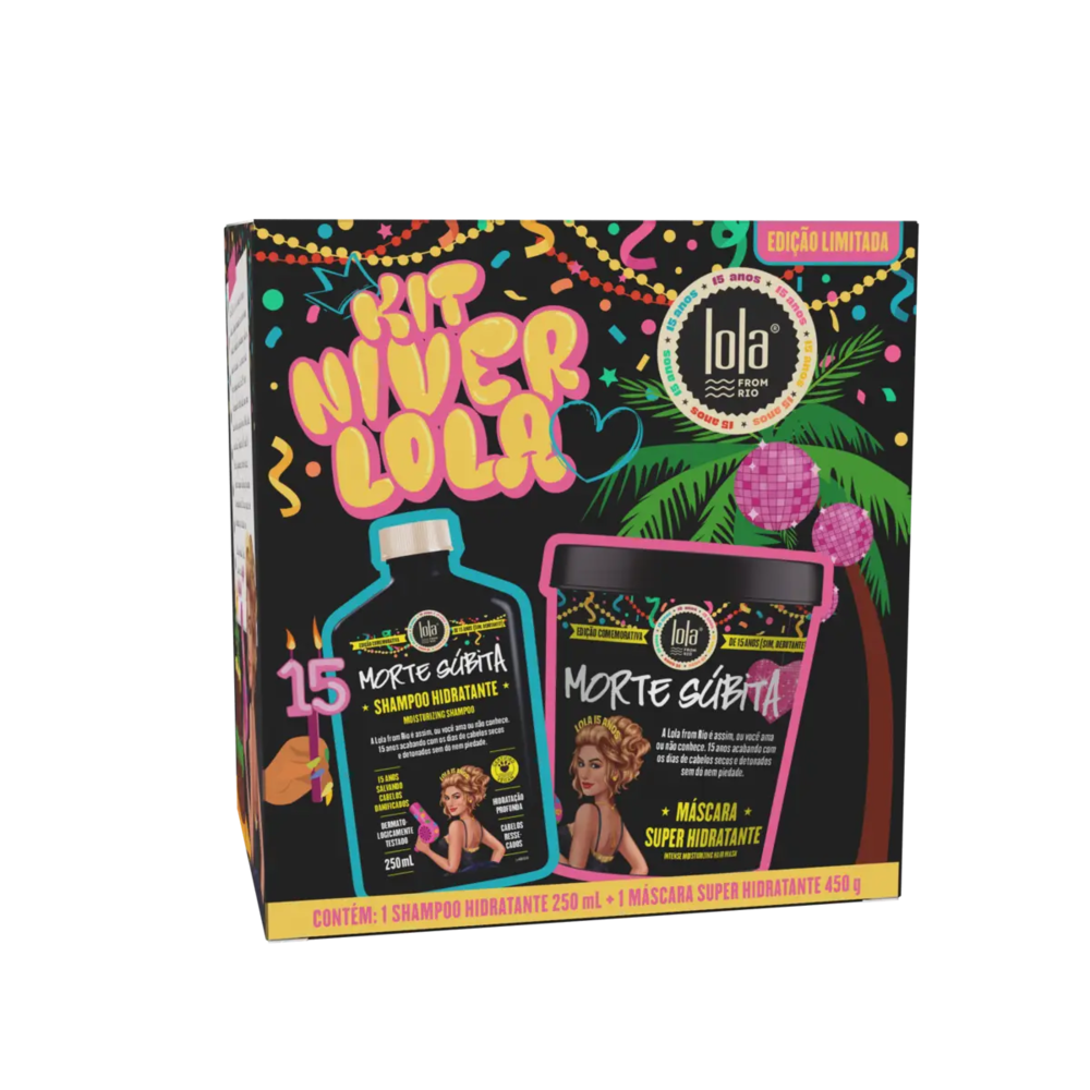 Kit Lola Morte Súbita Duplo Shampoo + Máscara 250ml + 450g