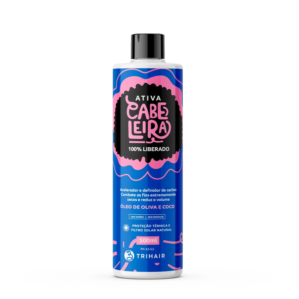Ativador de Cachos Trihair Cabeleira Cabeleira 500ml