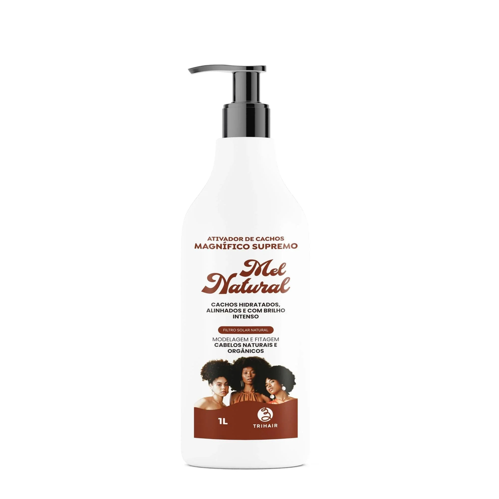 Ativador de Cachos Trihair Mel Natural Natural 1L
