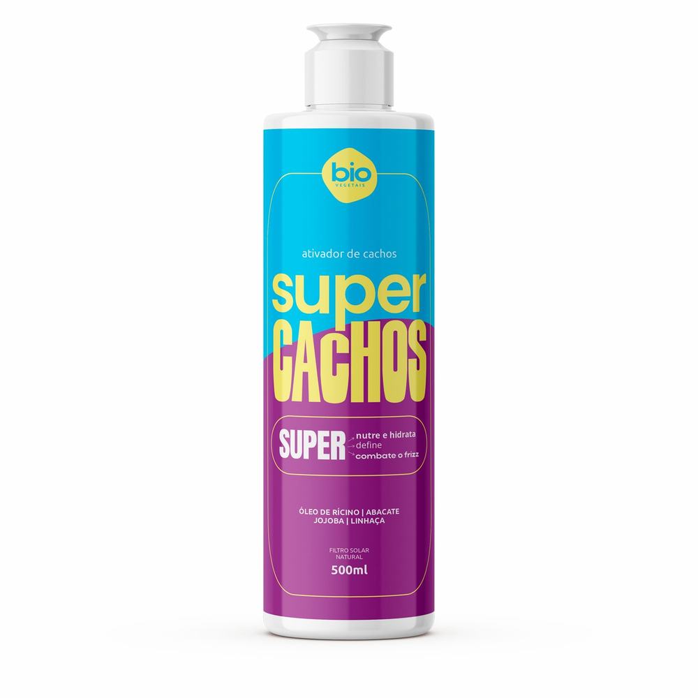 Ativador de Cachos Trihair Bio Vegetais Super Cachos 500ml