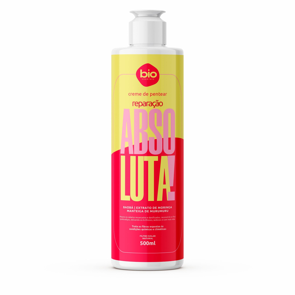 Creme de Pentear Trihair Bio Vegetais Absoluta Reparação Absoluta 1kg