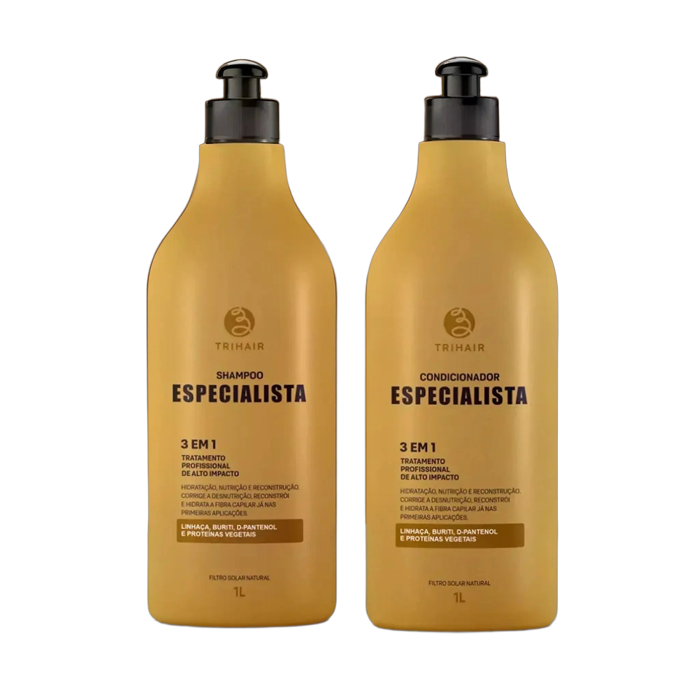 Kit Trihair Especialista L Shampoo + Condicionador 2 de 1L