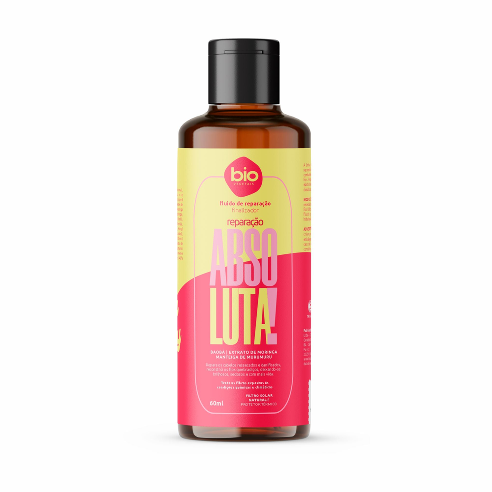 Flúido Capilar Trihair Bio Vegetais Absoluta Reparação Absoluta 60ml