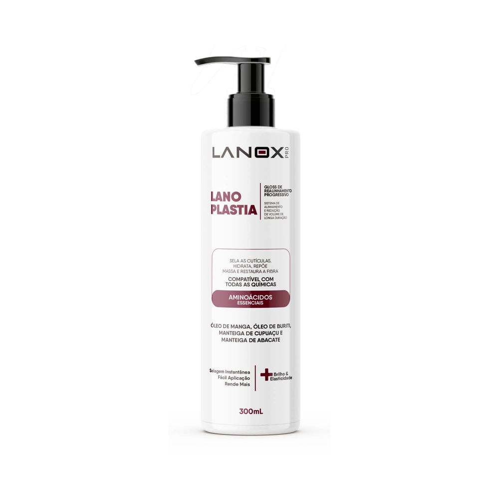 Realinhamento Capilar Trihair Lanox Lanoplastia Gloss 300ml