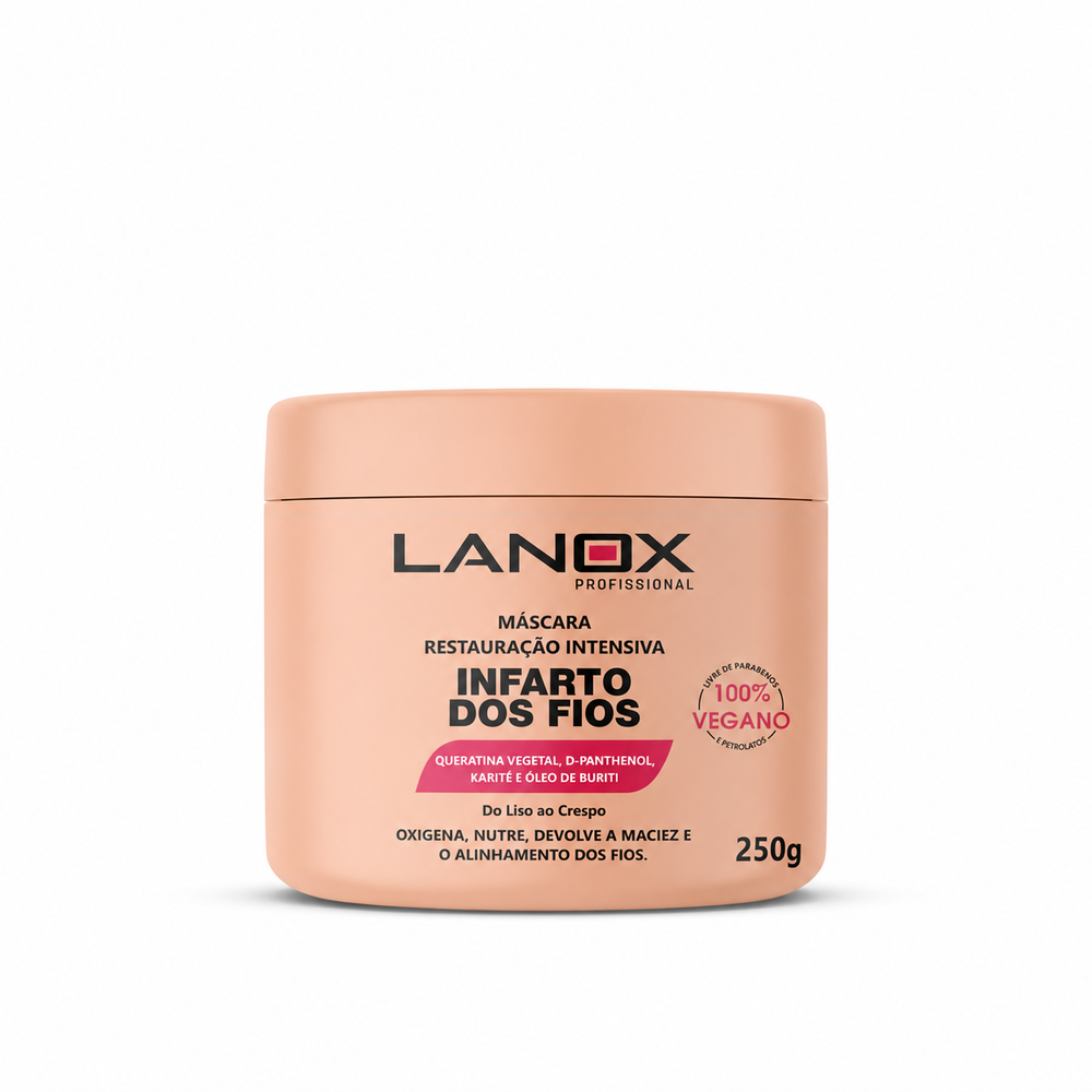 Máscara Trihair Lanox Infarto dos Fios 250g