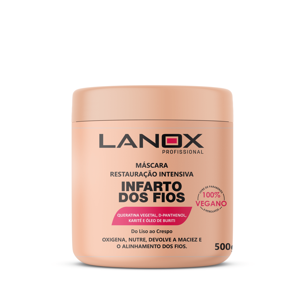 Máscara Trihair Lanox Infarto dos Fios 500g