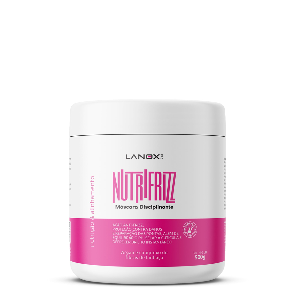 Máscara Trihair Lanox Nutrifrizz 500g