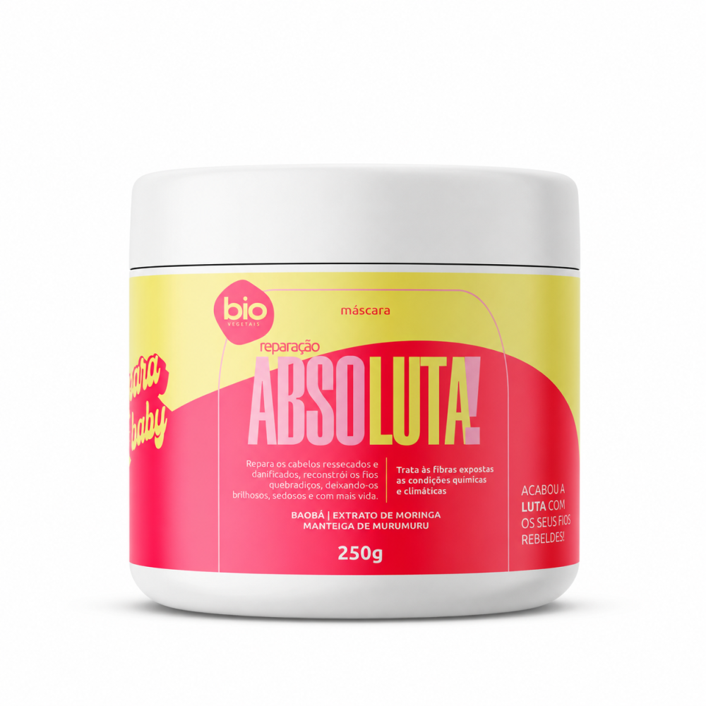 Máscara Trihair Bio Vegetais Absoluta Reparação Absoluta 250g
