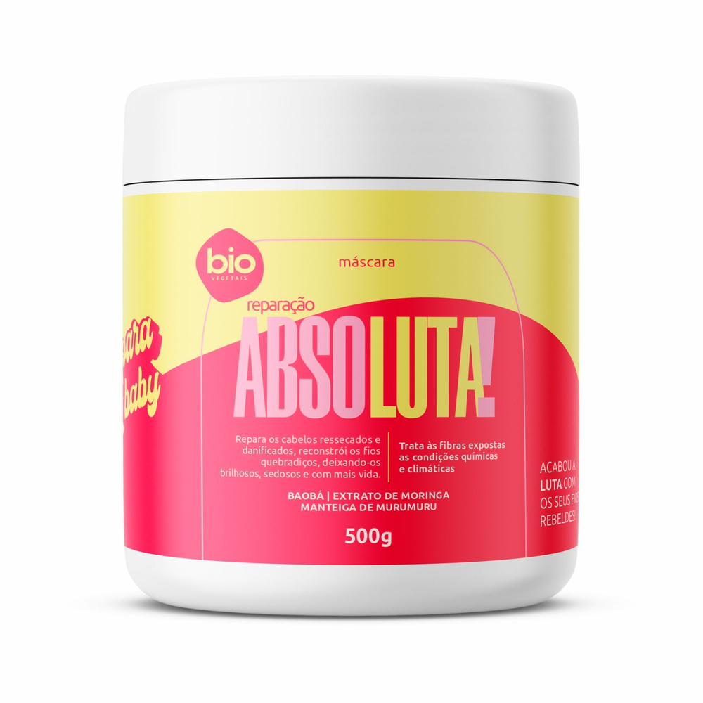 Máscara Trihair Bio Vegetais Absoluta Reparação Absoluta 500g