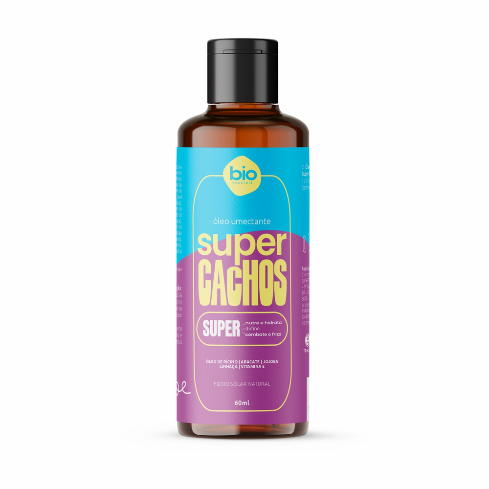 Óleo Capilar Trihair Bio Vegetais Super Cachos Umectante 60ml