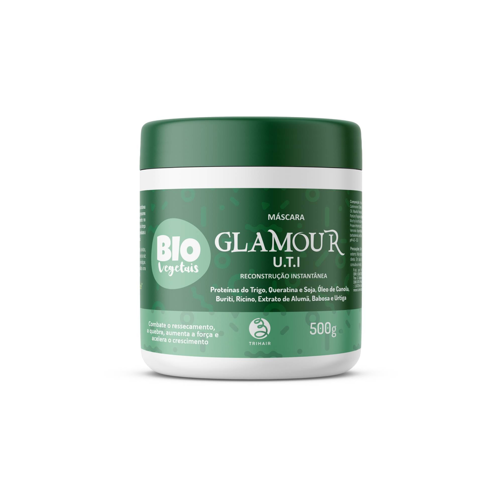 Máscara Trihair Bio Vegetais Glamour U.T.I 500g