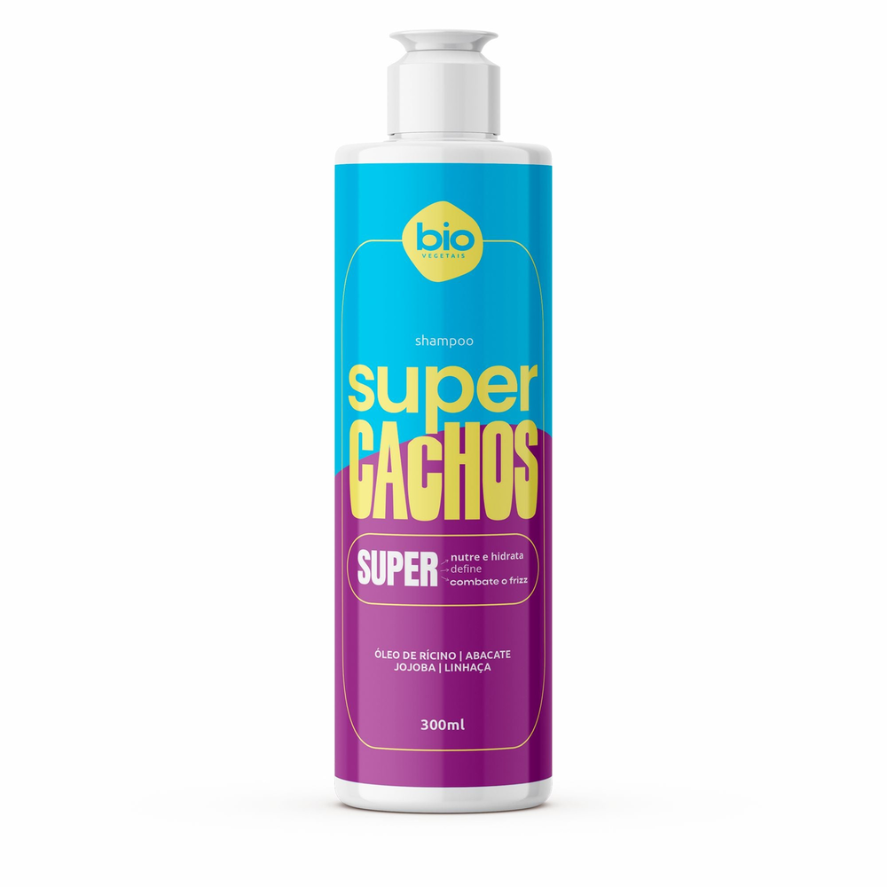 Shampoo Trihair Bio Vegetais Super Cachos 500ml