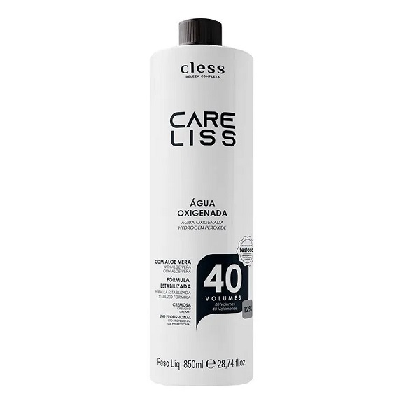Água Oxigenada Cless Care Liss 40 Volumes 850ml