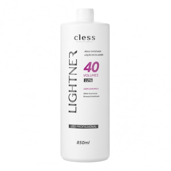 Água Oxigenada Cless Lightner 40 Volumes 850ml