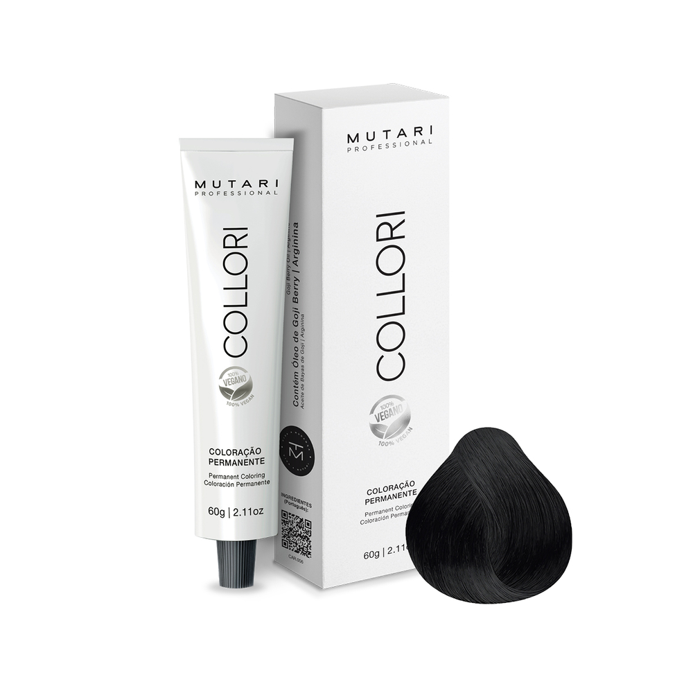 Coloração Mutari Collori Preto 60g Ref. 1.0