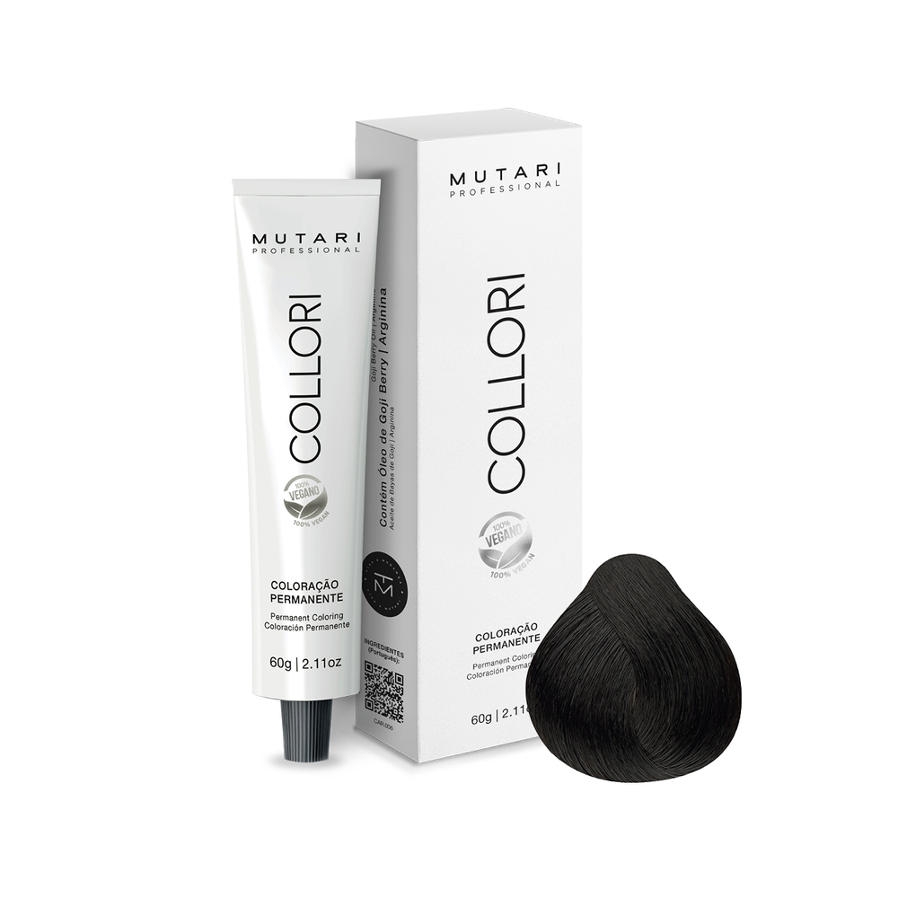 Coloração Mutari Collori Castanho Escuro 60g Ref. 3.0