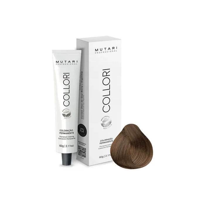 Coloração Mutari Collori Castanho Claro Cinza Dourado 60g Ref. 5.13