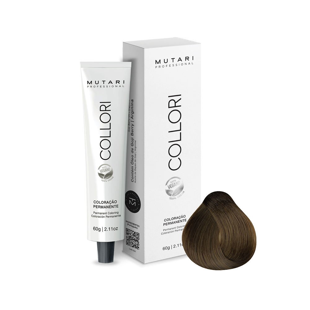 Coloração Mutari Collori Louro Escuro 60g Ref. 6.0