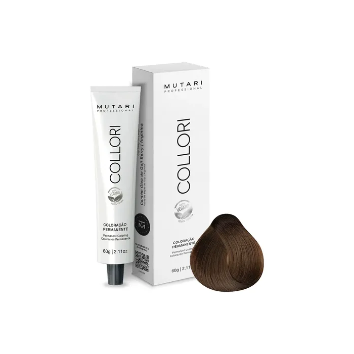 Coloração Mutari Collori Louro Escuro Cinza Dourado 60g Ref. 6.13