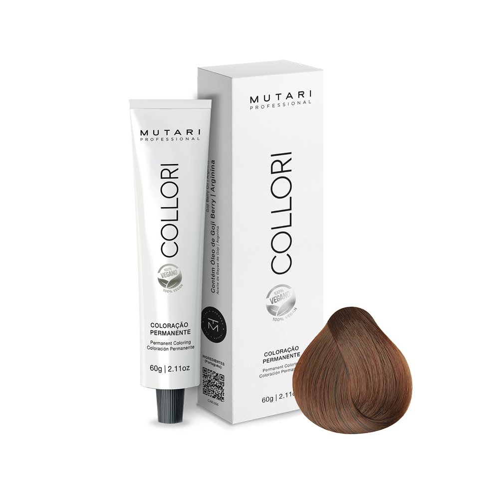 Coloração Mutari Collori Louro Claro Dourado Cobre 60g Ref. 8.34