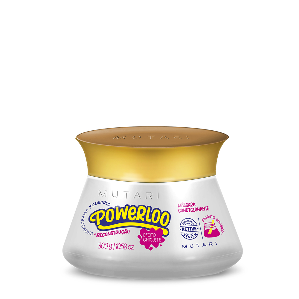 Máscara Mutari Power Loo Reconstrução 300g