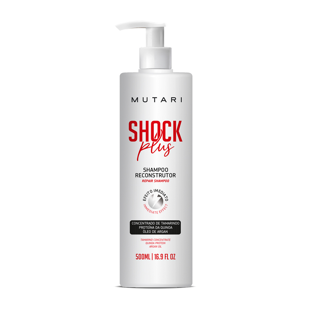 Shampoo Mutari Shock Plus Reconstrução 500ml
