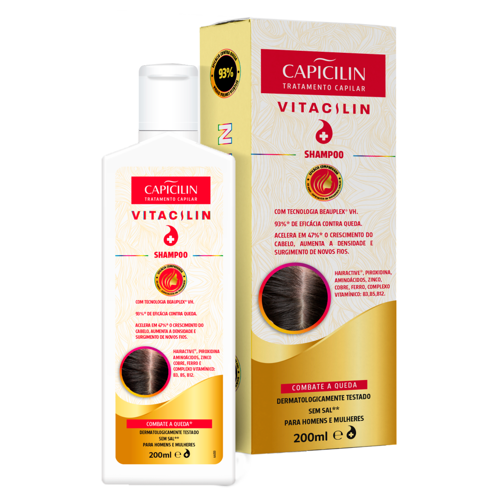 Shampoo Vitacilin Antiqueda 200ml