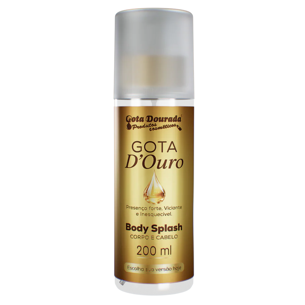 Body Splash Gota Dourada Gota D'Ouro 200ml
