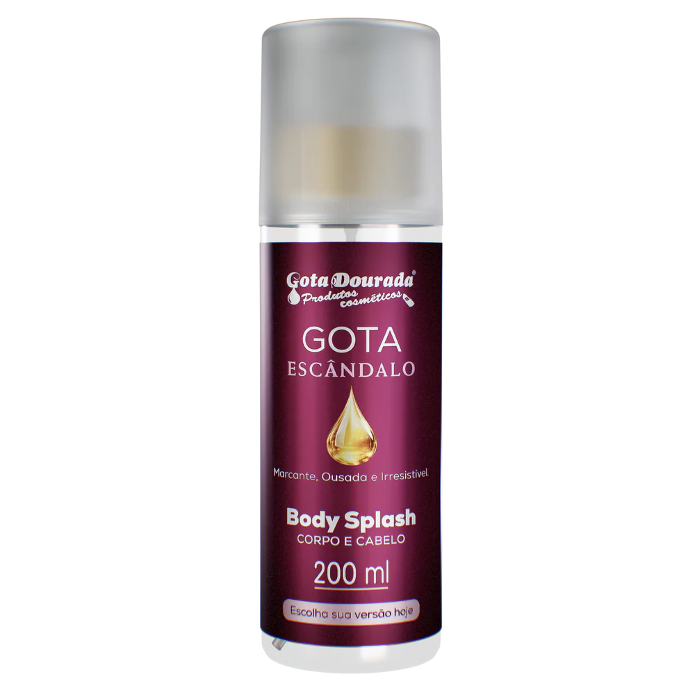Body Splash Gota Dourada Gota Escândalo 200ml