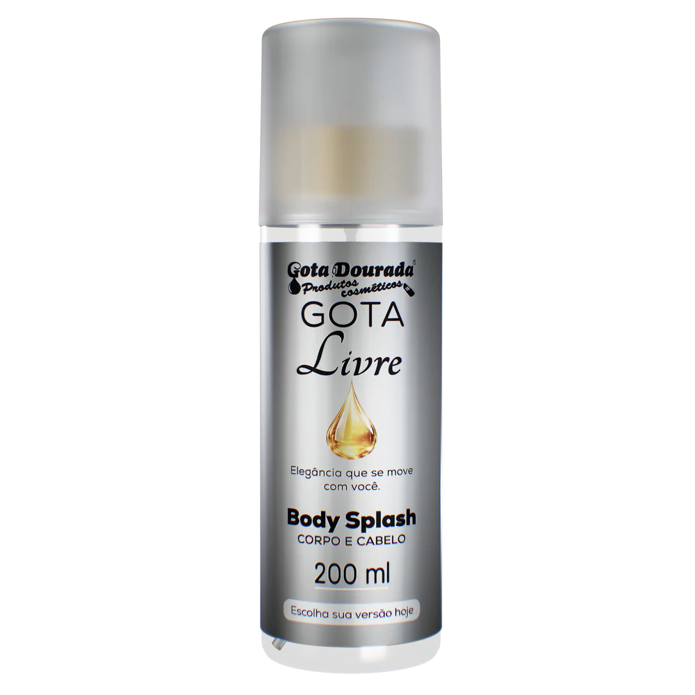 Body Splash Gota Dourada Gota Livre 200ml
