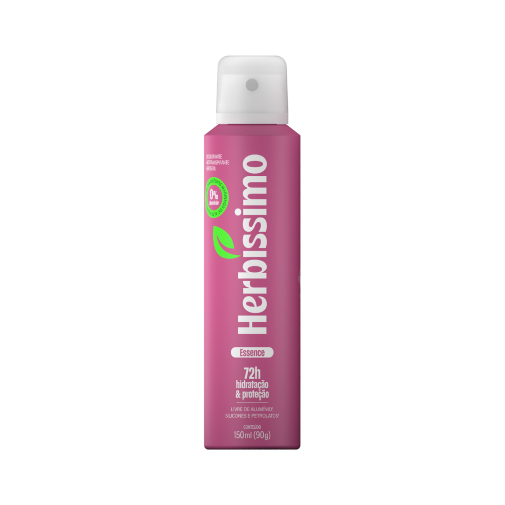 Desodorante Aerosol Dana Herbíssimo Zero Alumínio Essence 150ml