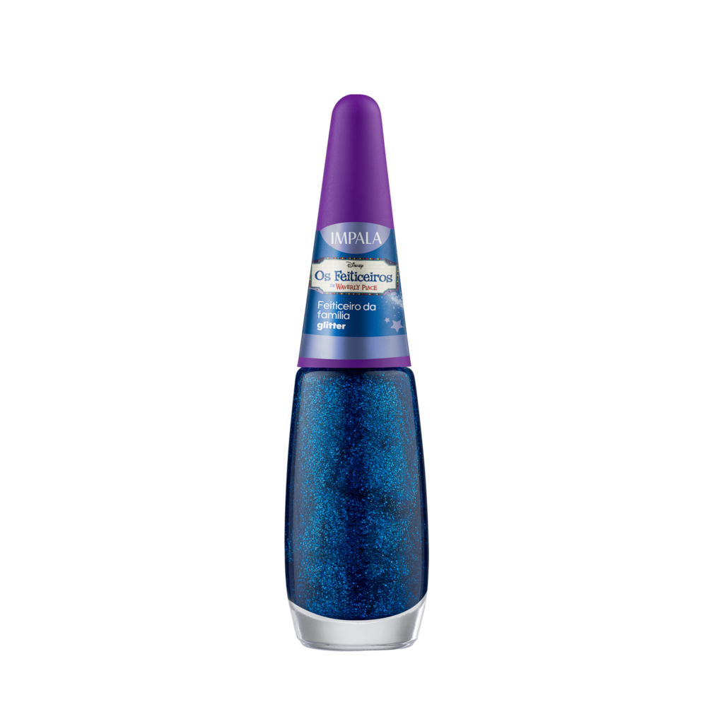 Esmalte Impala Disney Channel Glitter Feiticeiro da Família Os Feiticeiros de Waverly Place Com 6 UN Ref. 1104