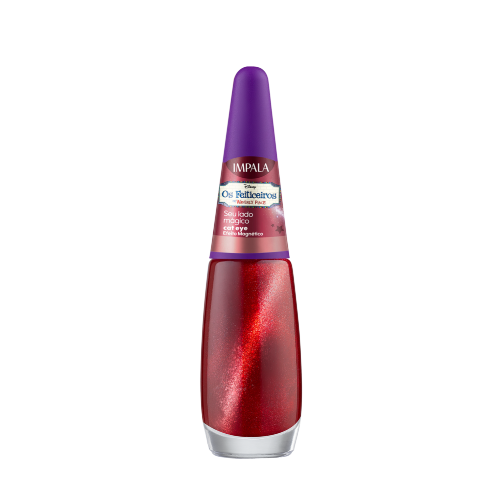 Esmalte Impala Disney Channel Efeito Magnético Cat Eye Seu Lado Mágico Os Feiticeiros de Waverly Place Com 6 UN Ref. 1105