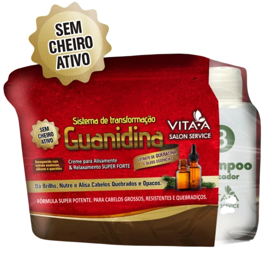 Relaxante e Alisamento Capilar Vita A Guanidina Super Forte 320g