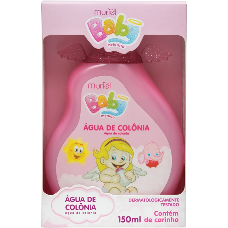 Água De Colônia Baby Muriel Rosa 150ml