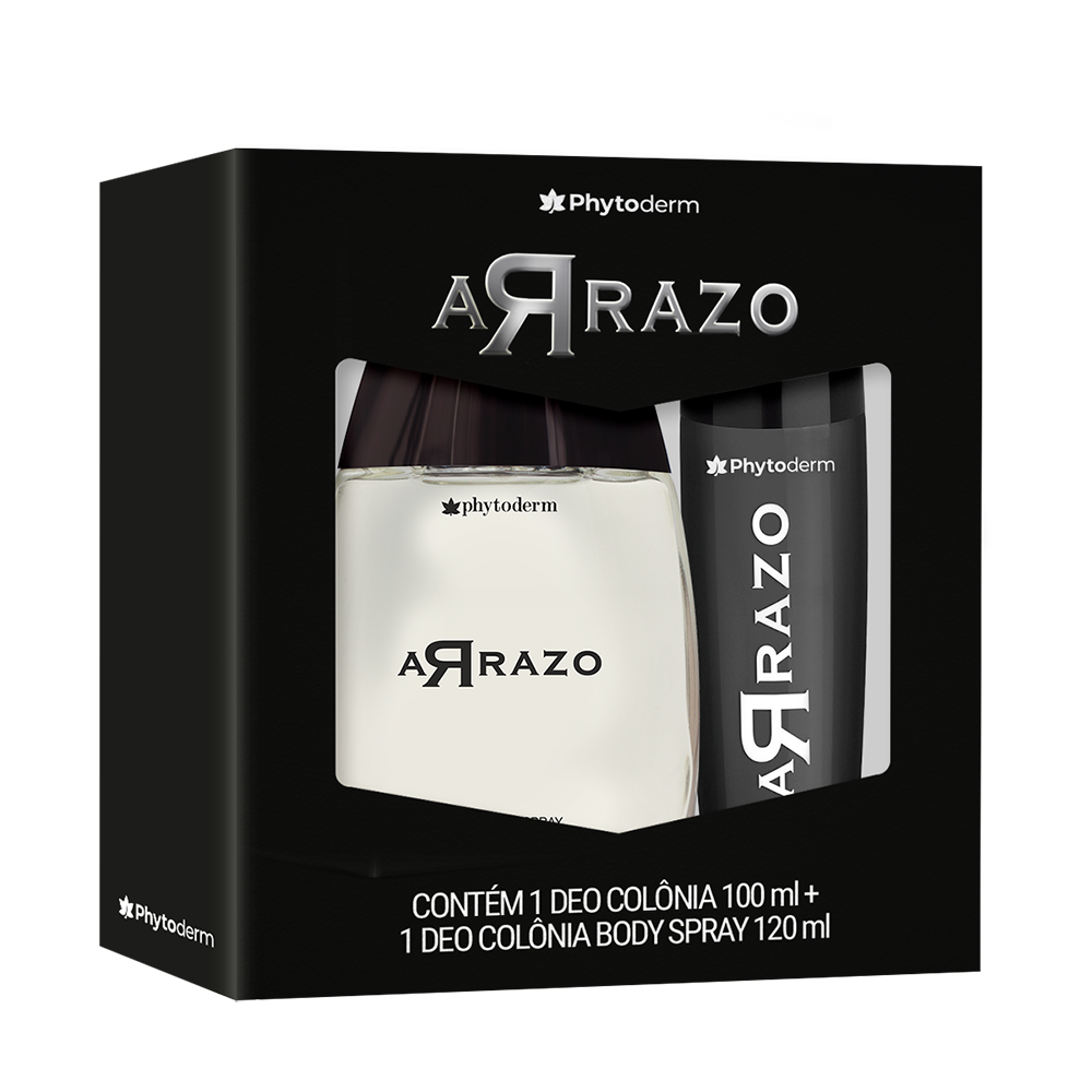 Kit Phytoderm Colônia + Body Splash Arrazo 100ml + 120ml