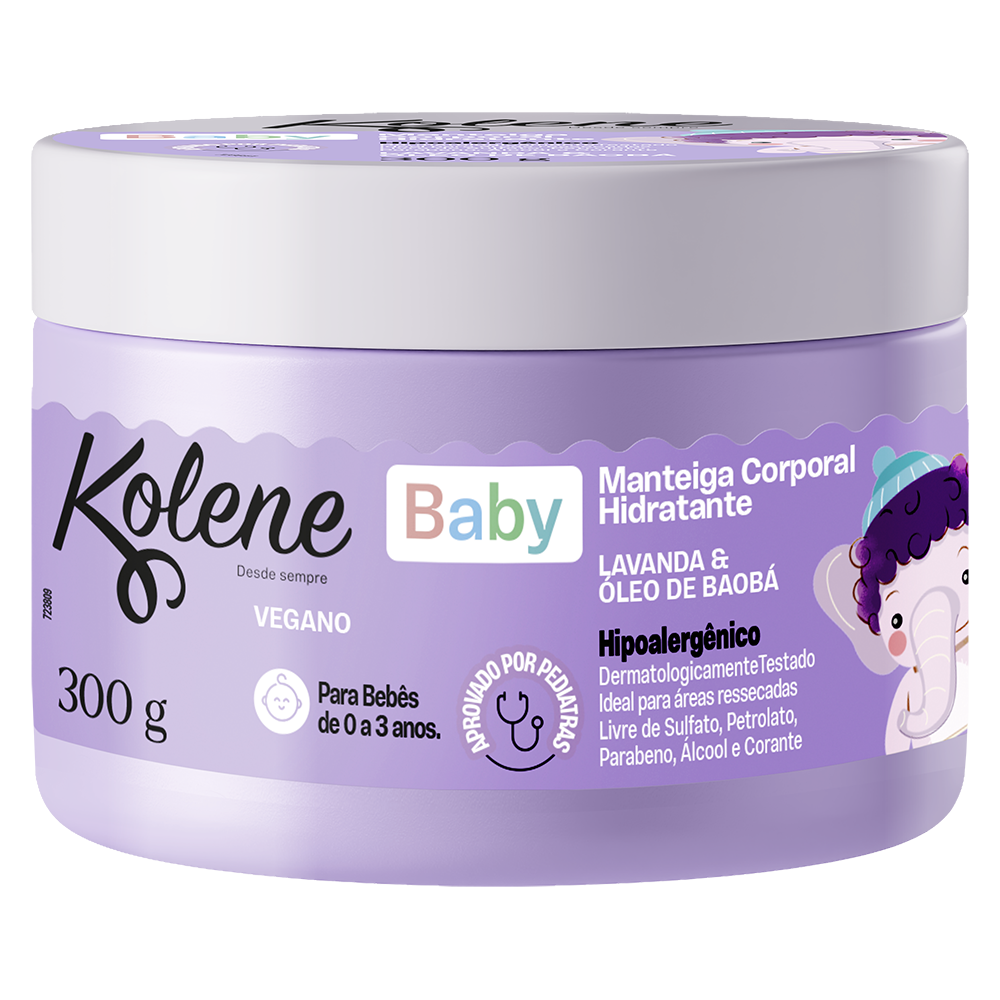 Manteiga Corporal Flora Kolene Baby 300g