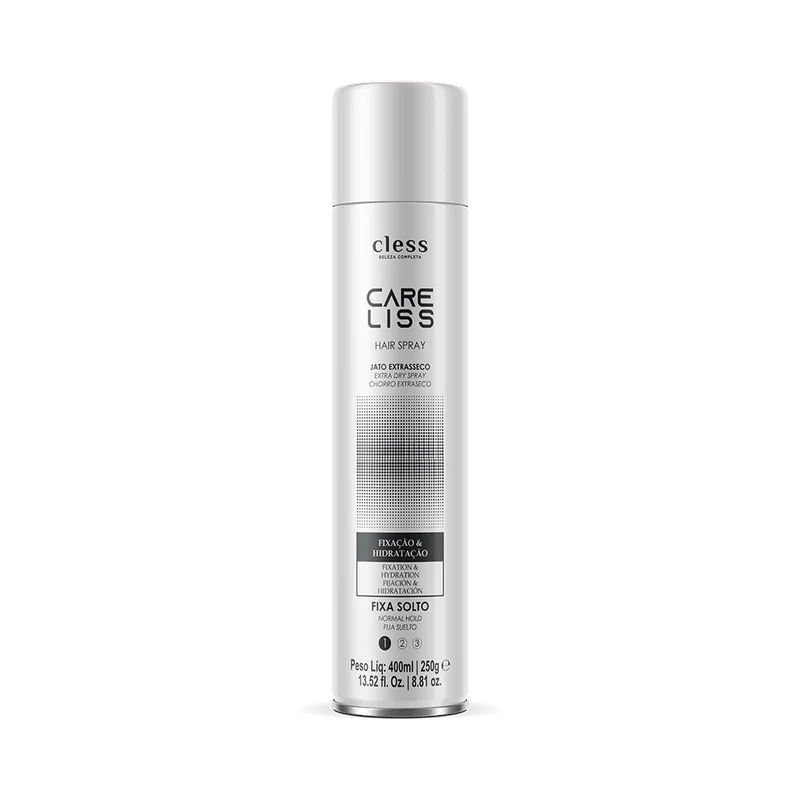 Hair Spray Cless Care Liss Fixa Solto 400ml